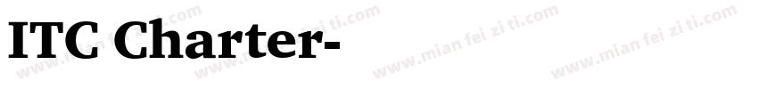 ITC Charter字体转换